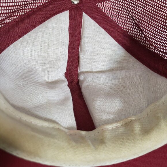 100 Mile House BC Fire Department Hat Snapback Vintage 70s 80s Cap Trucker - Picture 10 of 12